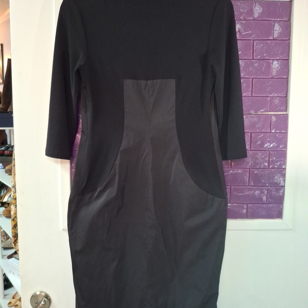 Joseph Ribkoff black dress size 8 - Picture 5 of 9